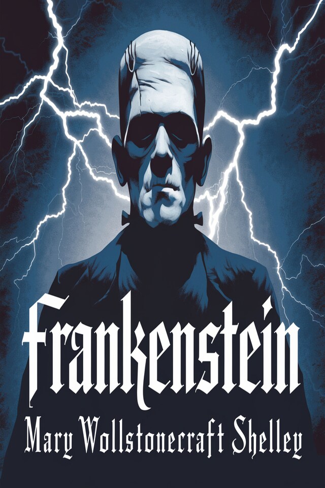 Book cover for Frankenstein (illustrated)