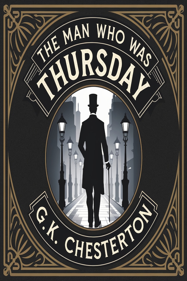 Book cover for The Man Who Was Thursday  (illustrated)