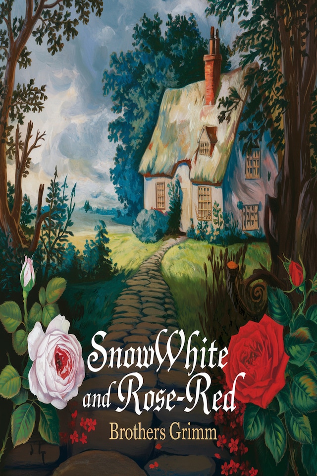 Book cover for Snow-White and Rose-Red (illustrated)