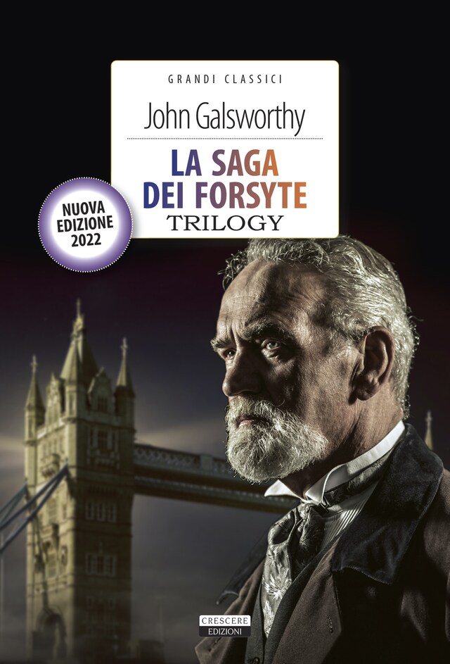 Portada de libro para La saga dei Forsyte. Trilogy