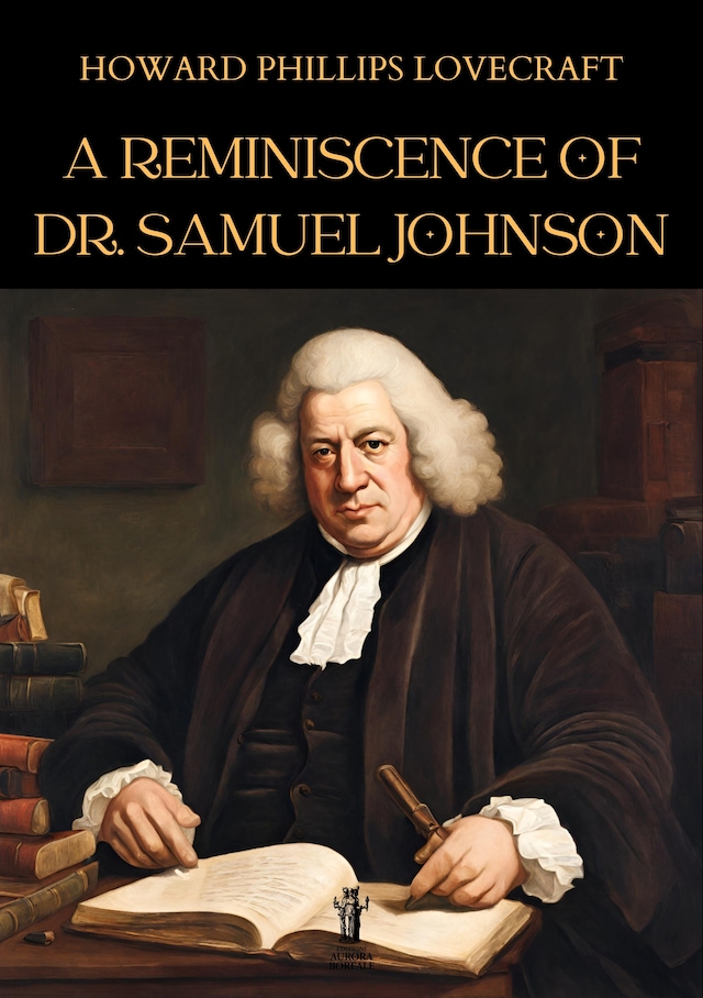 Kirjankansi teokselle A Reminiscence of Dr. Samuel Johnson