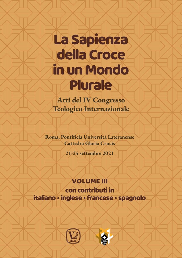 Buchcover für La Sapienza della Croce in un Mondo Plurale • Volume 3