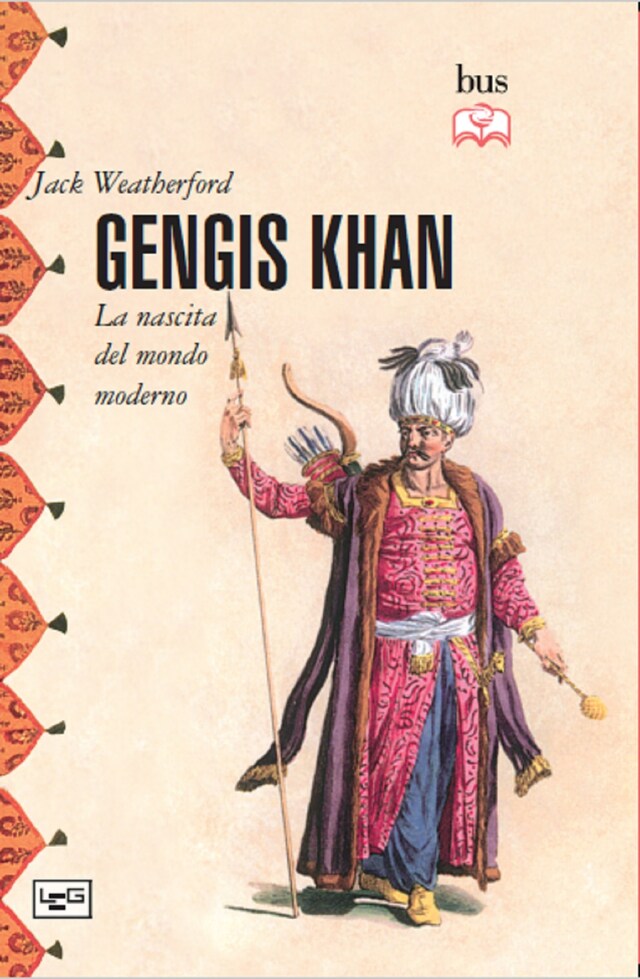 Kirjankansi teokselle Gengis Khan