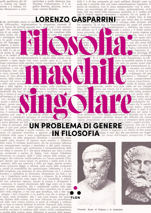 Copertina del libro per Filosofia: maschile singolare