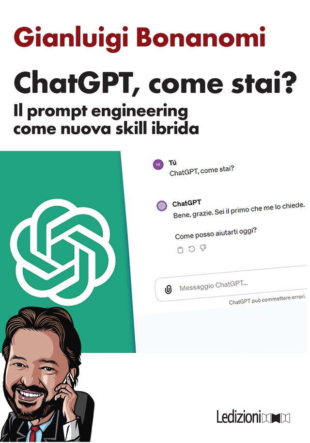 Kirjankansi teokselle ChatGPT, come stai?