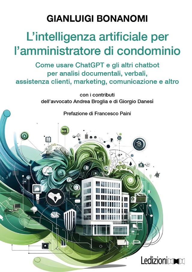 Copertina del libro per L'intelligenza artificiale per l'amministratore di condominio