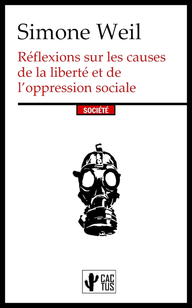 Book cover for Réflexions sur les causes de la liberté et de l’oppression sociale