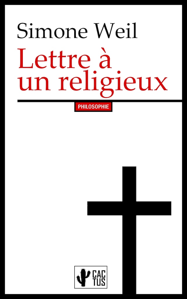 Okładka książki dla Lettre à un religieux