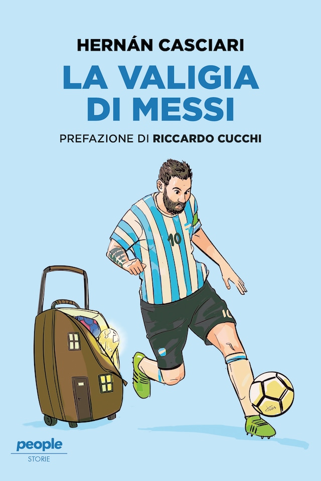 Book cover for La valigia di Messi