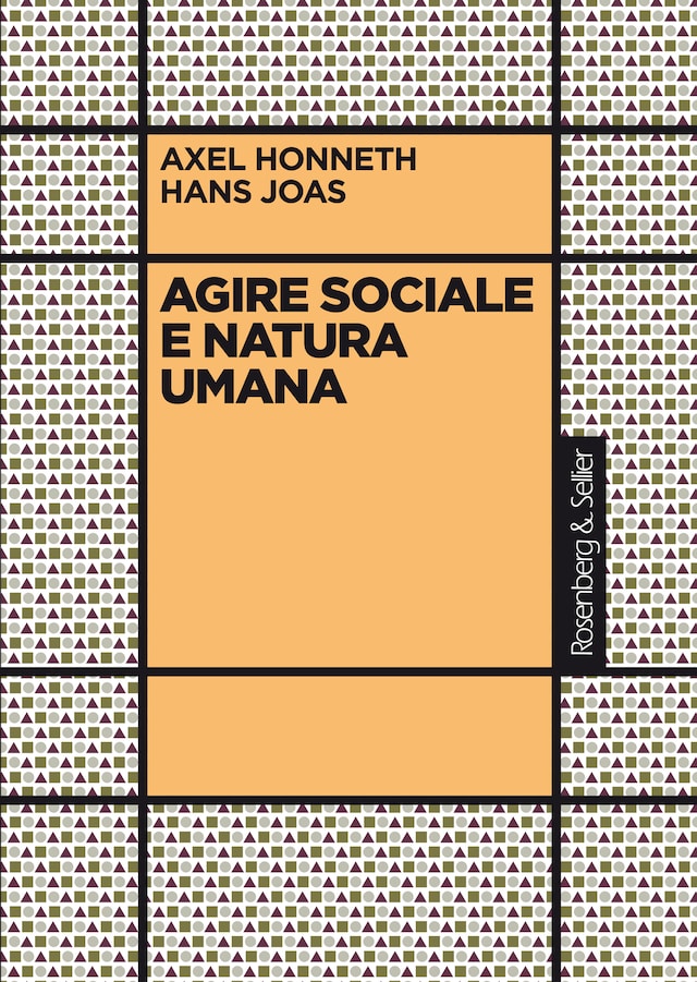 Book cover for Agire sociale natura umana