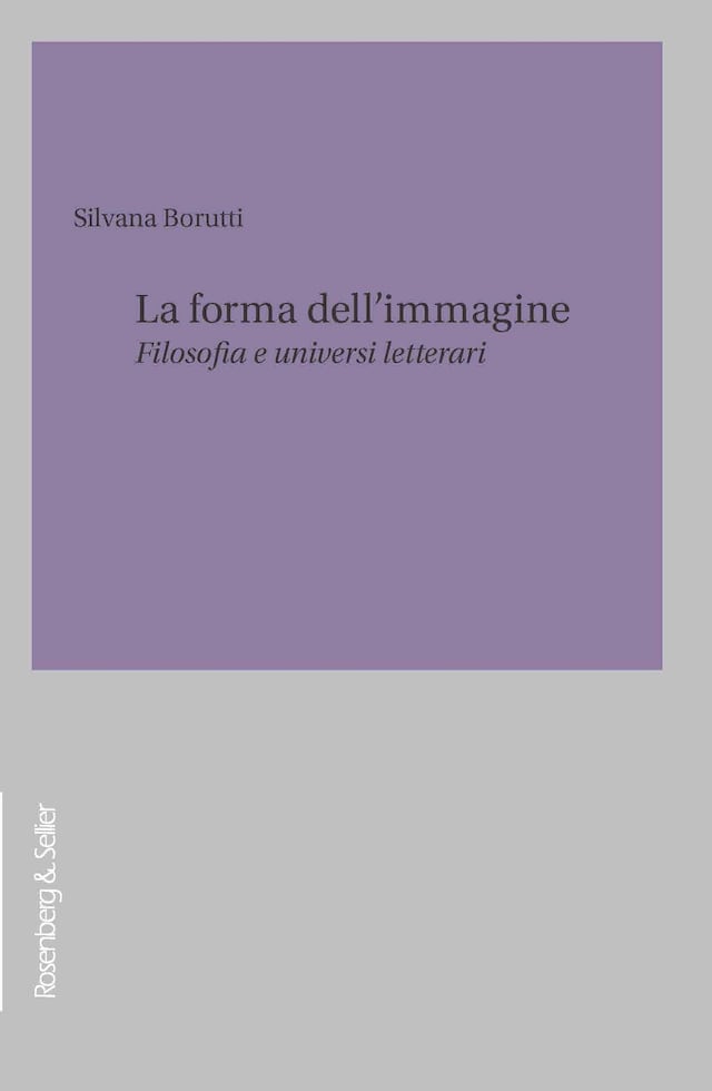 Portada de libro para La forma dell’immagine