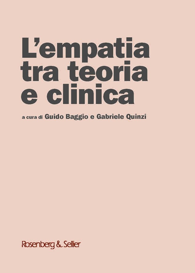 Okładka książki dla L'empatia tra teoria e clinica