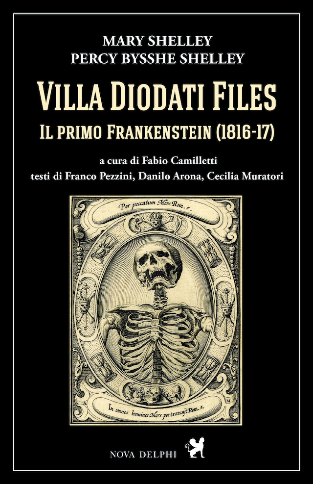 Okładka książki dla Villa Diodati Files. Il primo Frankenstein (1816-17)