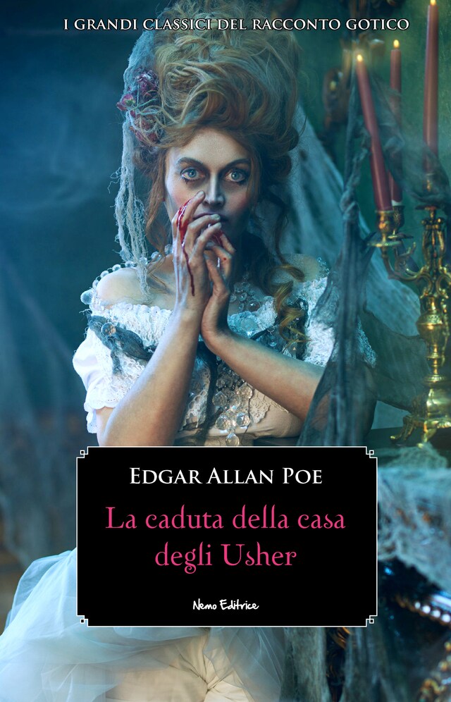 Couverture de livre pour La caduta della casa degli Usher