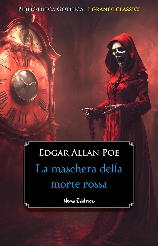 Book cover for La maschera della morte rossa