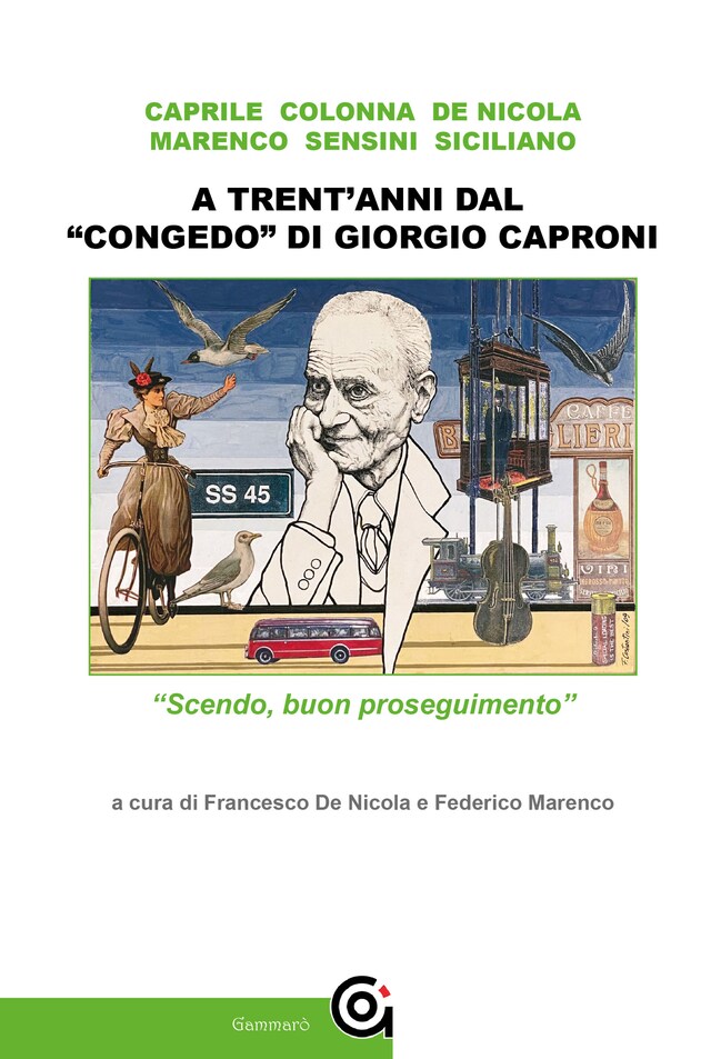 Boekomslag van A trentanni dal "congedo" di Giorgio Caproni