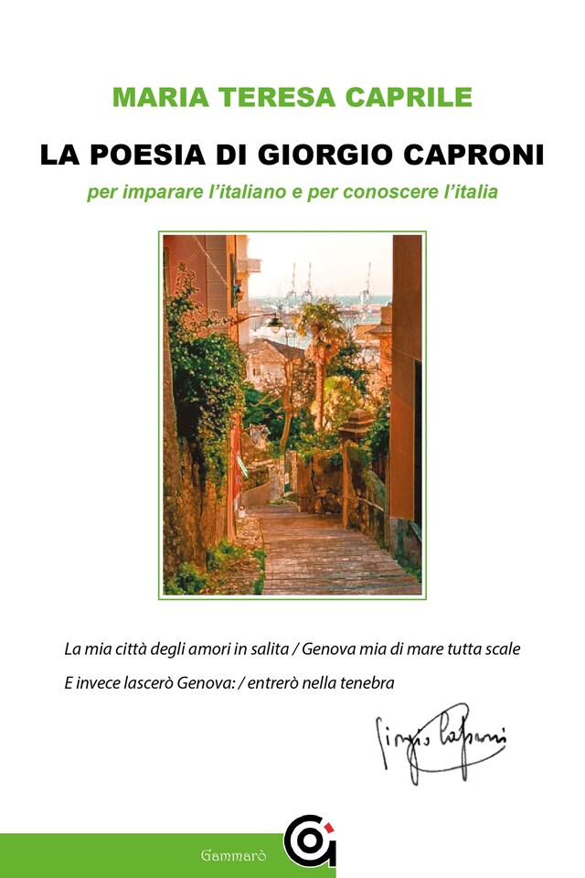 Copertina del libro per La poesia di Giorgio Caproni