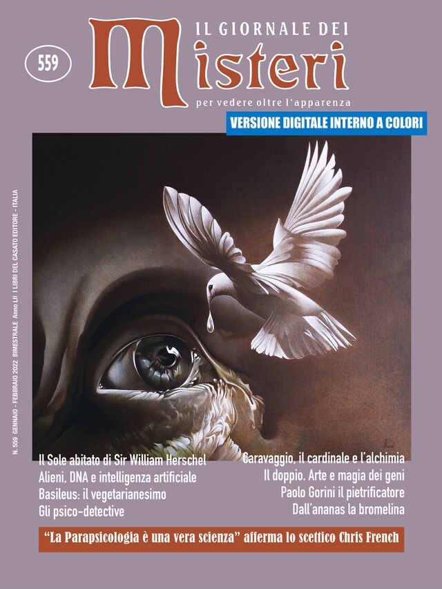 Book cover for Il Giornale dei Misteri 559 a colori