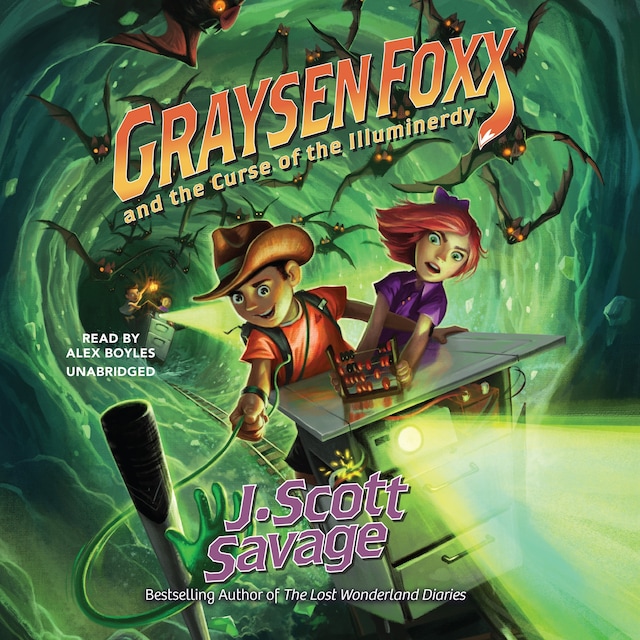 Book cover for Graysen Foxx and the curse of the Illuminerdy