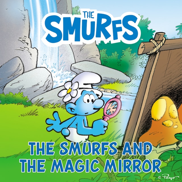 Couverture de livre pour The Smurfs and the Magic Mirror