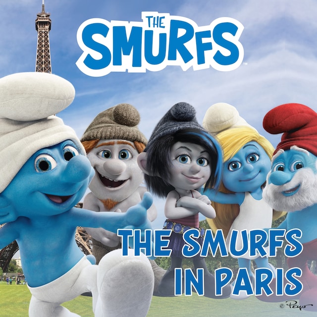 Copertina del libro per The Smurfs in Paris