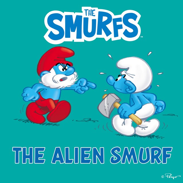 Boekomslag van The Alien Smurf