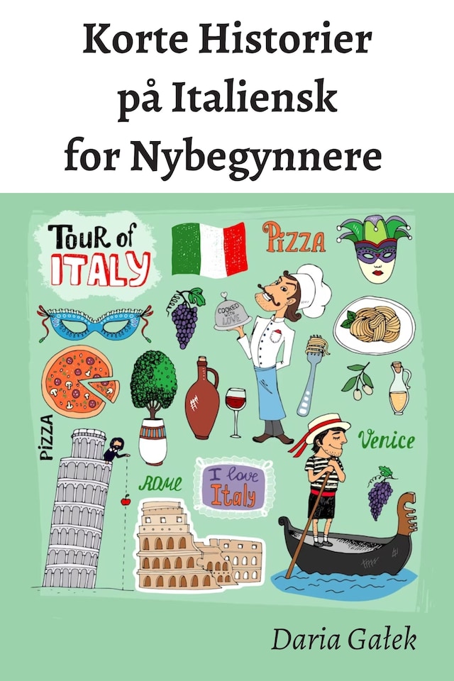 Boekomslag van Korte Historier på Italiensk for Nybegynnere