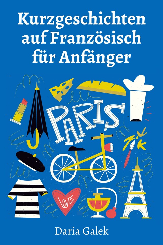 Buchcover für Kurzgeschichten auf Französisch für Anfänger