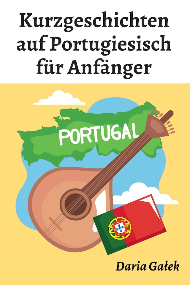 Buchcover für Kurzgeschichten auf Portugiesisch für Anfänger