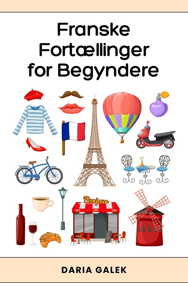 Book cover for Franske Fortællinger for Begyndere