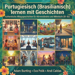 Portugiesisch (Brasilianisch) lernen mit Geschichten als Hörbuch