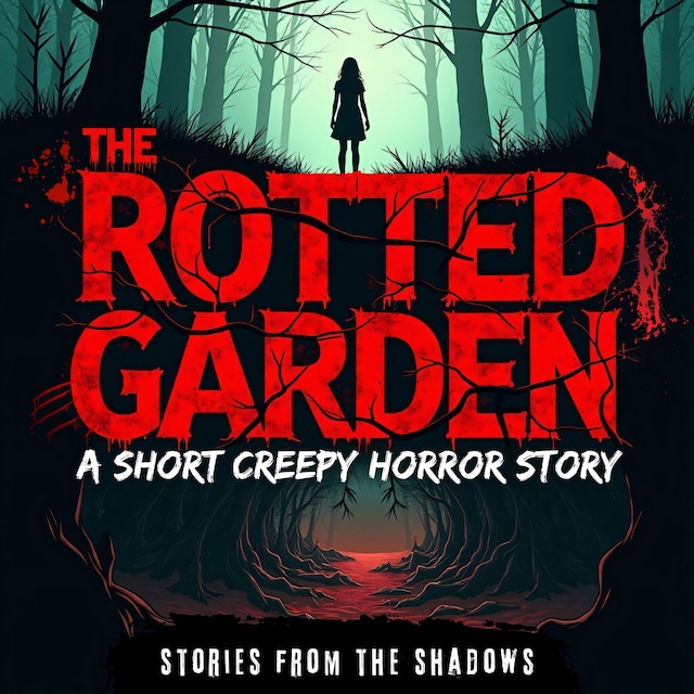 Book cover for The Rotted Garden. A Short Creepy Horror Story