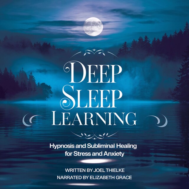 Book cover for Deep Sleep Learning Hypnosis and Subliminal Healing for Stress and Anxiety