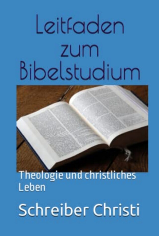 Book cover for Leitfaden Zum Bibelstudium