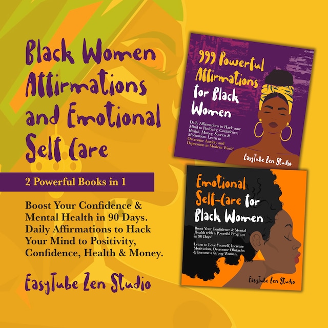 Kirjankansi teokselle Black Women Affirmations and Emotional Self-Care