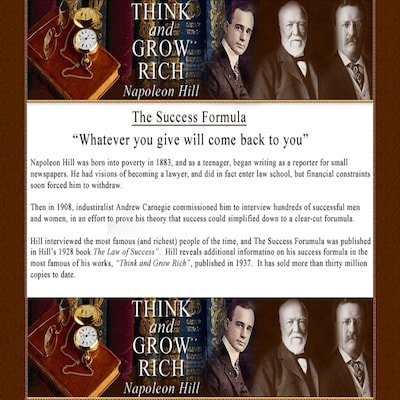 Laws of Success - Napoleon Hill's Secret to Wealth 