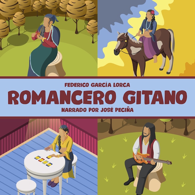 Couverture de livre pour Romancero Gitano