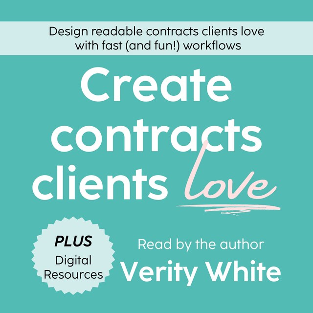 Kirjankansi teokselle Create Contracts Clients Love