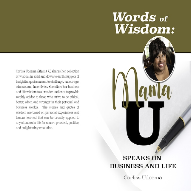Words of Wisdom: Mama U Speaks on Business and Life Book cover for Words of Wisdom: Mama U Speaks on Business and Life