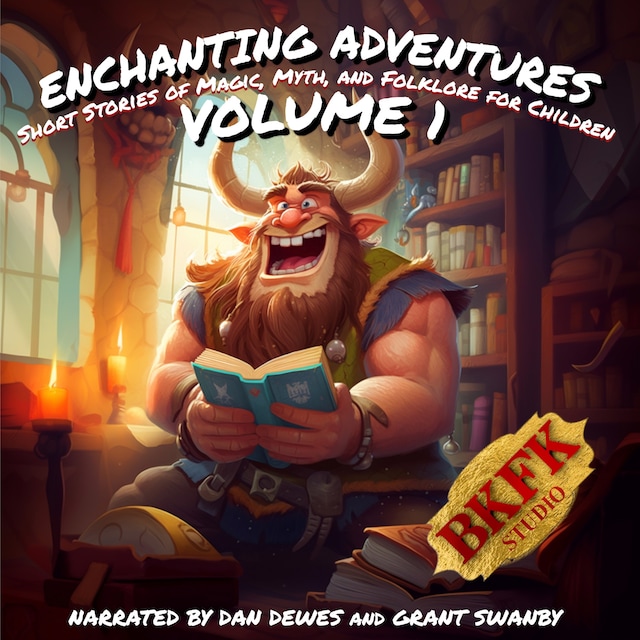 Book cover for Enchanting Adventures: Short Stories of Magic, Myth, and Folklore for Children - Volume 1