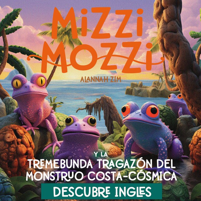 Couverture de livre pour Descubre Inglés: Mizzi Mozzi Y La Tremebunda Tragazón Del Monstruo Costa-Cósmica