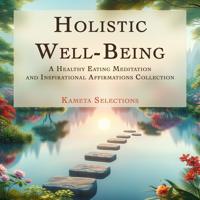 Boekomslag van Holistic Well-Being: A Healthy Eating Meditation and Inspirational Affirmations Collection