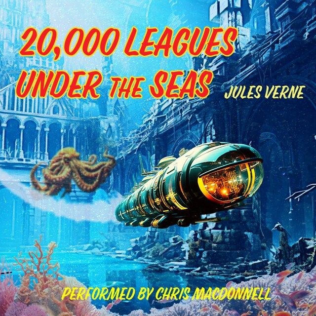 Kirjankansi teokselle 20,000 Leagues Under the Seas