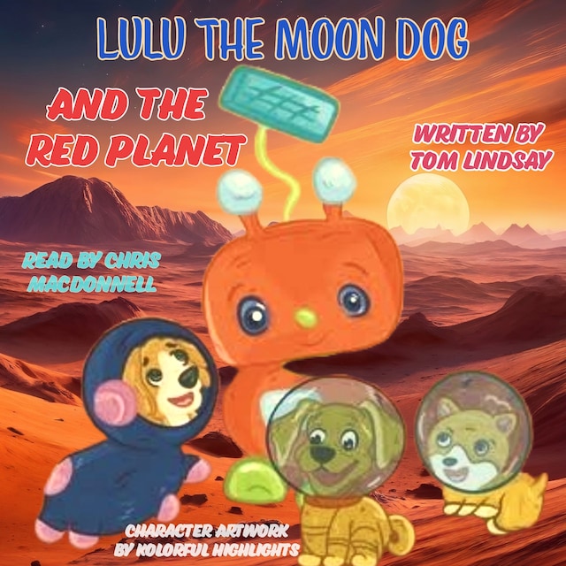 Book cover for Lulu the Moon Dog and the Red Planet