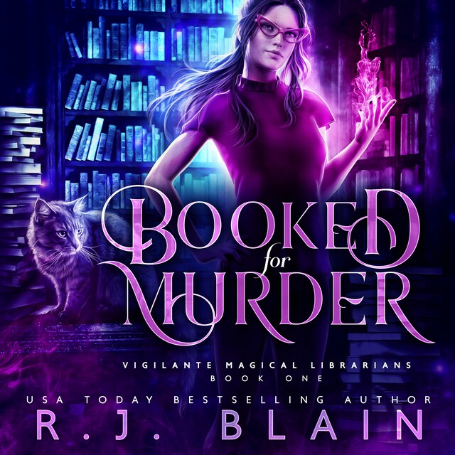 Copertina del libro per Booked for Murder