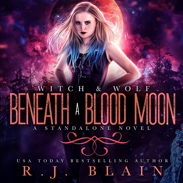 Portada de libro para Beneath a Blood Moon