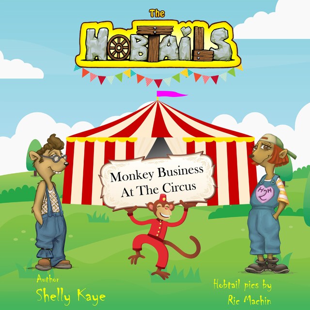 Book cover for The Hobtails Monkey Business At The Circus