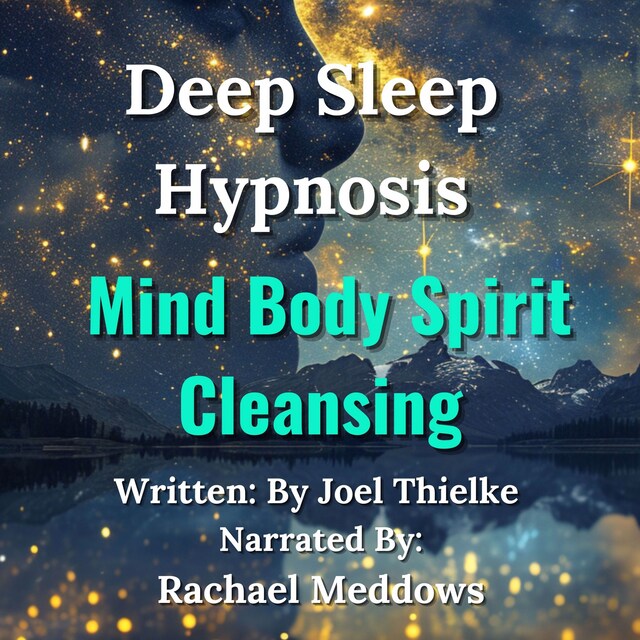 Kirjankansi teokselle Deep Sleep Hypnosis Mind Body Spirit Cleansing