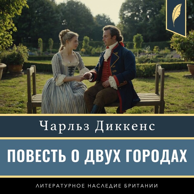 Book cover for A Tale of Two Cities [Russian Edition]