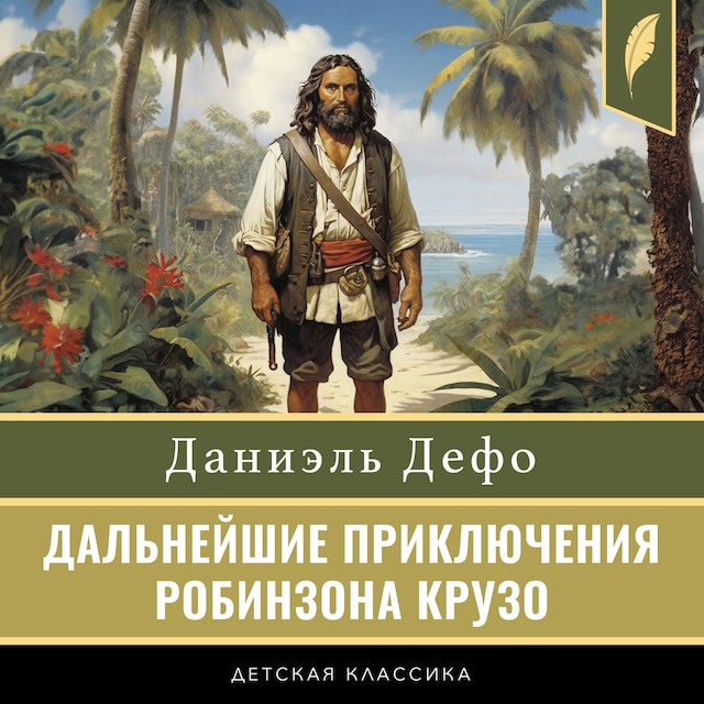 Book cover for The Further Adventures of Robinson Crusoe [Russian Edition]